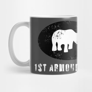 1st Armoured Division, British Army WW2 (Distressed) Mug